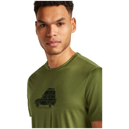 Camiseta funcional de hombre Icebreaker M Mer 150 Tech Lite SS Tee Cosy Camper