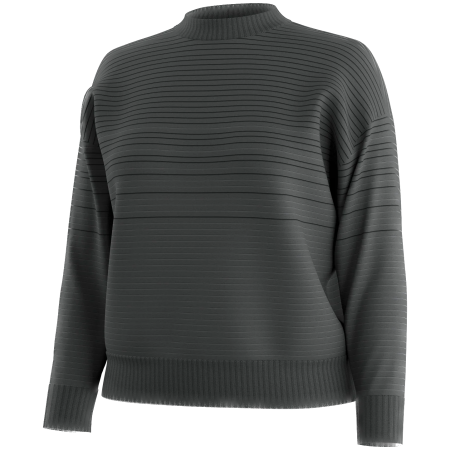 Jersey de mujer Smartwool Women's Summit Crew Sweater gris Charcoal