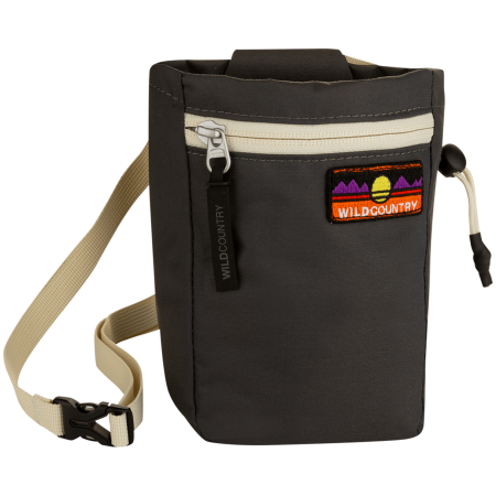 Saco de magnesio Wild Country Flow Chalk Bag negro onyx