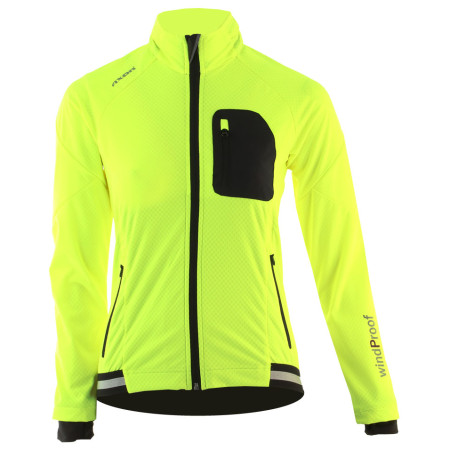Chaqueta de mujer Axon Runner amarillo