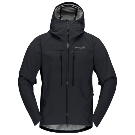 Chaqueta de hombre Norrona trollveggen Gore-Tex Pro light Jacket negro Caviar Black