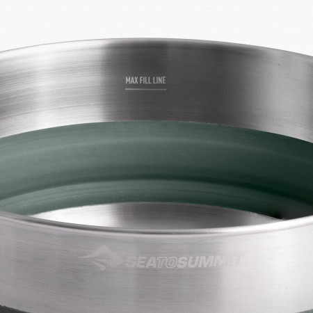 Olla plegable Sea to Summit Detour Stainless Steel Collapsible Pot 3L