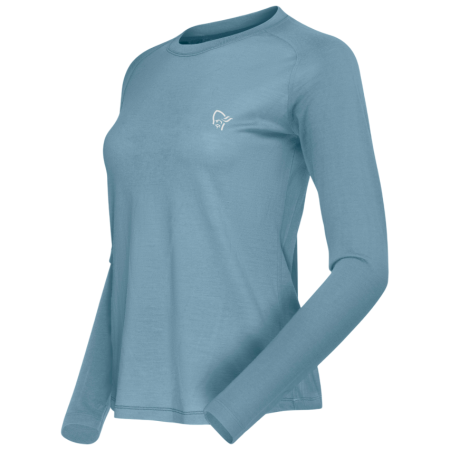 Camiseta de mujer Norrona femund pureUll Long Sleeve