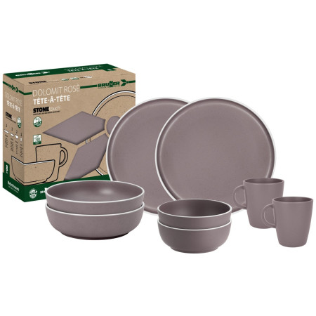 Vajilla Brunner Dolomit Set tete-a-tete