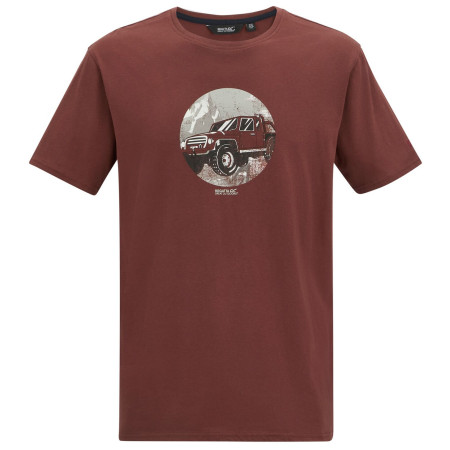 Camiseta de hombre Regatta Cline IX burdeos DkCherryJeep