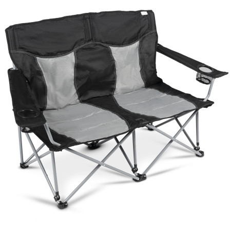 Sillón Kampa Lofa Double negro/gris Fog
