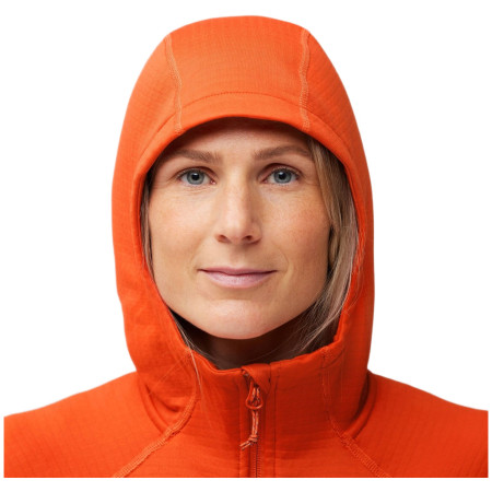 Chaqueta de mujer Fjällräven Abisko Grid Fleece Hoodie W