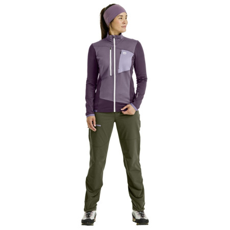 Sudadera funcional de mujer Ortovox Fleece Grid Jacket W