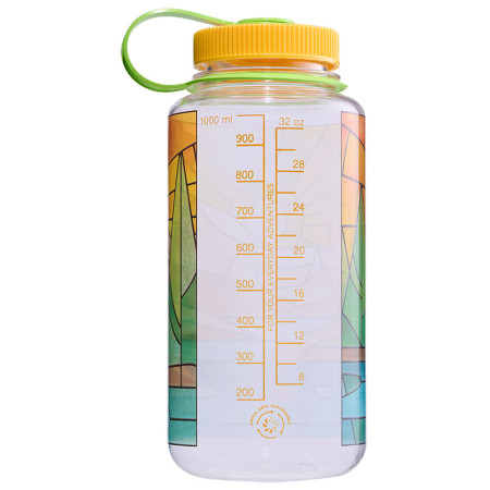 Botella Nalgene Wide Mouth 1l Clear Stained Glass