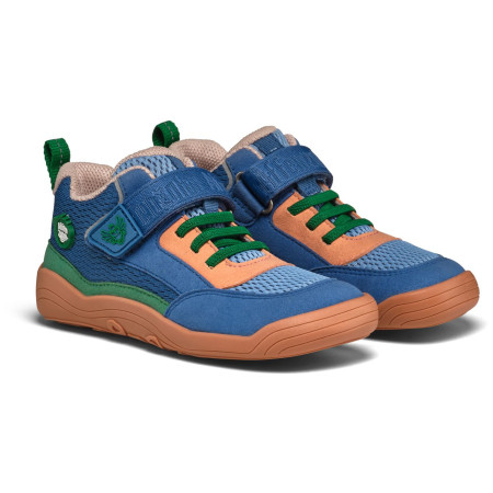 Calzado para niños Affenzahn Sneaker Vegan Cheerly marrón/azul Bird of Paradise