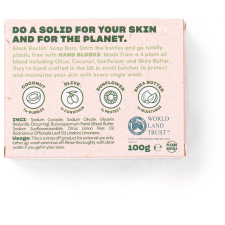Jabón de viaje Totally Solid Hand Soap - Lemon & Rosemary