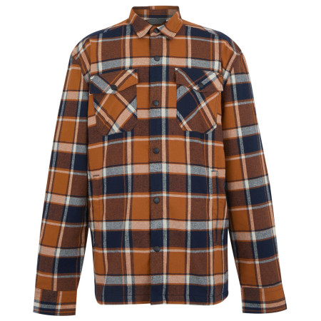 Camisa de hombre Regatta Spennith Shacket marrón GlzGin/Navy