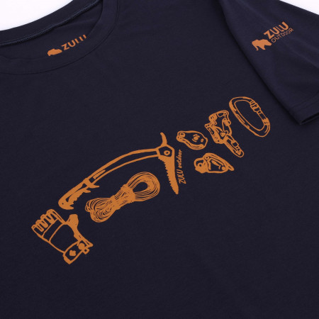 Camiseta de hombre Zulu Bambus Climber 210 short