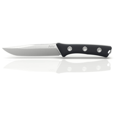 Cuchillo Acta non verba P300 Plain Edge - kožené p negro Black