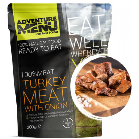 Plato preparado Adventure Menu 100% Carne de pavo con cebolla 200 g
