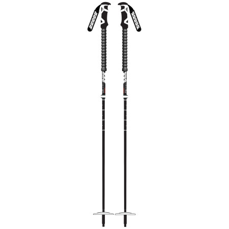 Bastones de esquí de travesía K2 Lockjaw Carbon negro/blanco Black