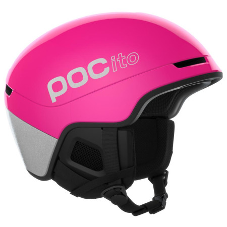 Casco de esquí para niños POC POCito Obex rosa Fluorescent Pink