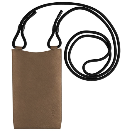 Funda para móvil FIXED Verona marrón kávová