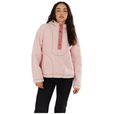 Sudadera de mujer Fundango Juniper Pile Jacket rosa rose