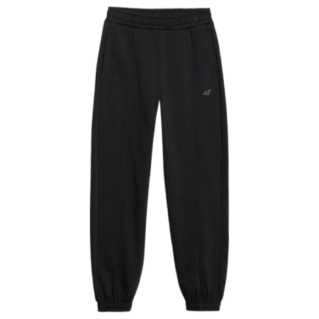 Pantalones de chándal para niños 4F Trousers Cas F1242 negro DEEP BLACK