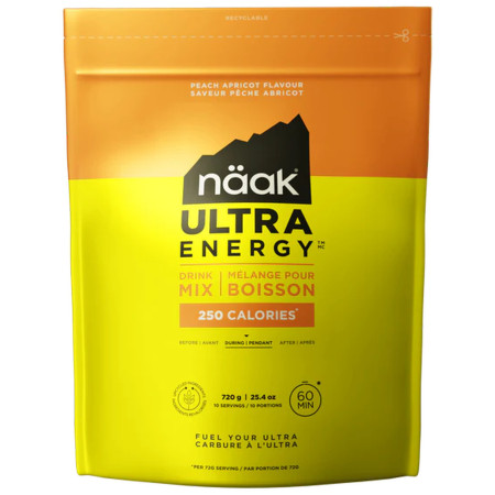 Bebida energética Näak Peach Apricot - Ultra Energy ™ Drink Mix | (720g)