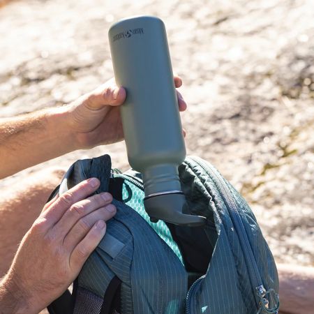 Botella de acero inoxidable Klean Kanteen Classic 800 ml (w/Flip Seal Sport Cap)