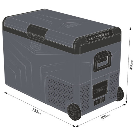 Nevera compresor Yolco TCX50