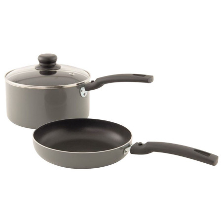 Juego expuesto Easy Camp Nova Cook Set gris/negro