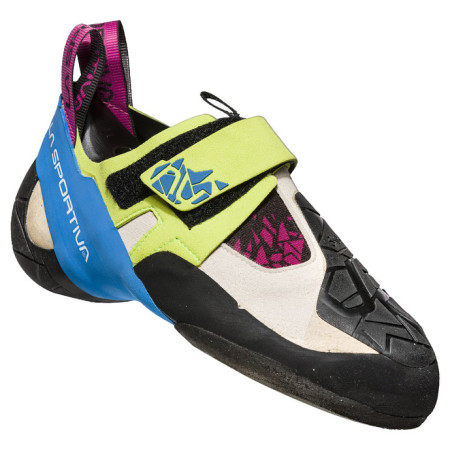 Pies de gato para mujer La Sportiva Skwama Women amarillo/blanco Apple Green/Cobalt Blue