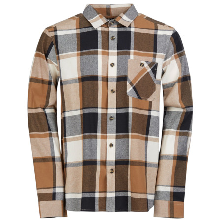 Camisa de hombre Fundango Harris Shirt marrón coffee