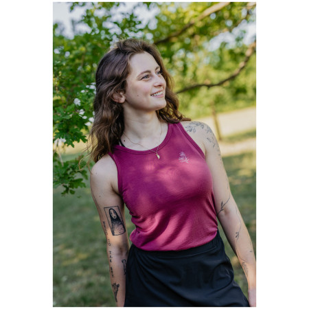 Top de mujer MOOA Merino Lyolite Edelweiss 150