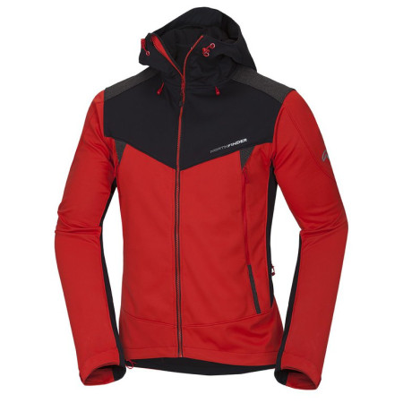 Chaqueta de hombre Northfinder Kalev rojo red