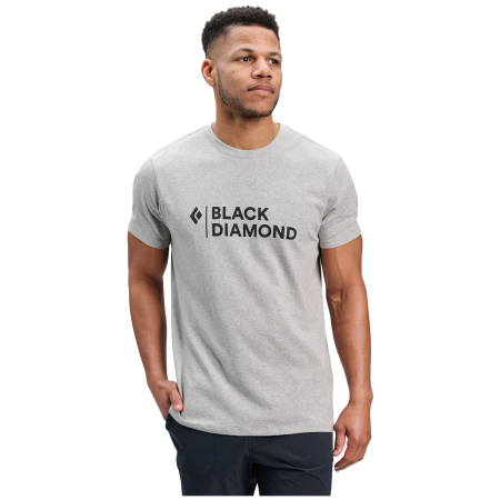Camiseta de hombre Black Diamond M Mini Stacked Ss Tee