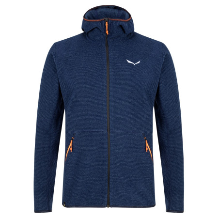 Sudadera de hombre Salewa Nuvolo Pl M Jkt 2022 azul oscuro dark denim melange