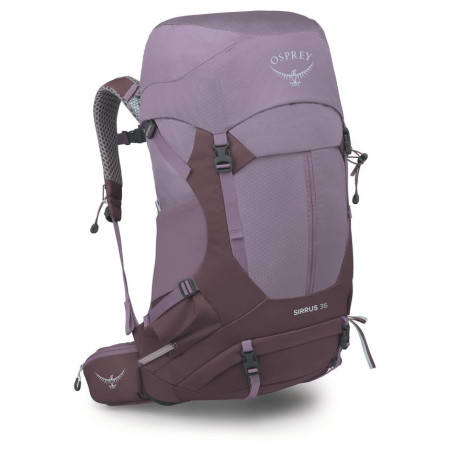 Mochila de senderismo para mujer Osprey Sirrus 36 violeta purple dusk