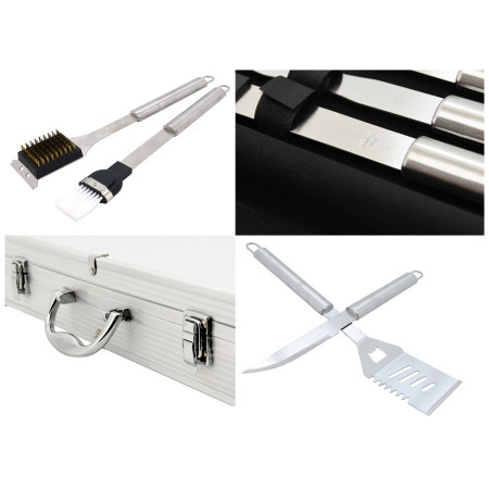 Juego de barbacoa Cattara Utensilios para asar 11 piezas