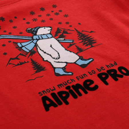 Camiseta para niños Alpine Pro Ecco 2 Red