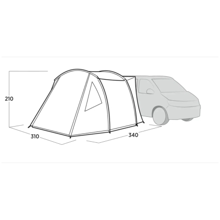 Carpa de autocaravana/furgoneta Easy Camp Eidfjord II.
