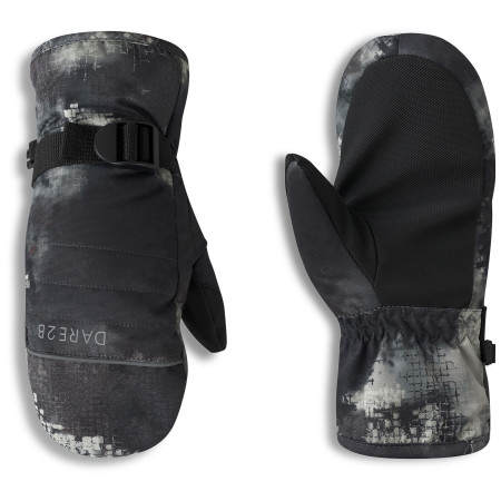 Guantes para niños Dare 2b Glacier Mitten negro/gris Distressed Print