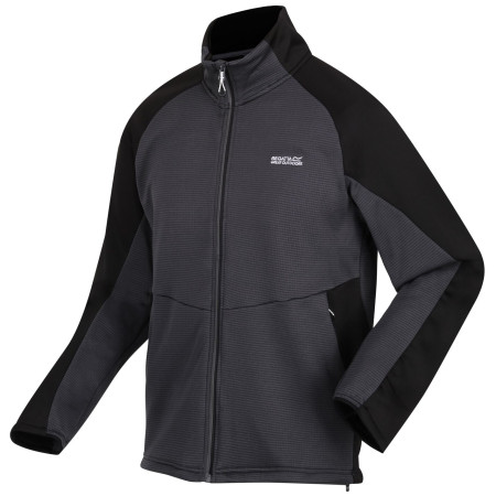 Sudadera de hombre Regatta Highton Wnt FZIII gris DkGrey/Black