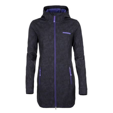 Abrigo de mujer Loap Leukothea negro