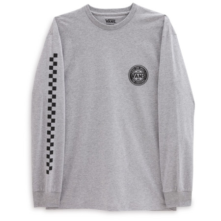 Camiseta de hombre Vans Original Checkerboard C LS gris Athletic Heather