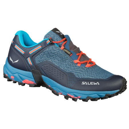 Calzado de mujer Salewa WS SPEED BEAT GTX azul PatriotBlue/FluoCoral