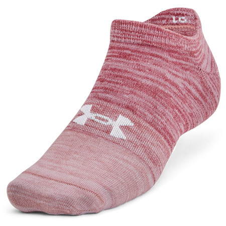 Juego de calcetines Under Armour Essential No Show 3pk rosa Pink Elixir / White / White