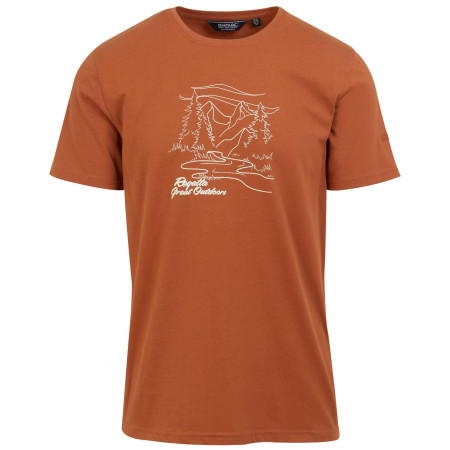 Camiseta de hombre Regatta Cline VIII marrón Baked Clay