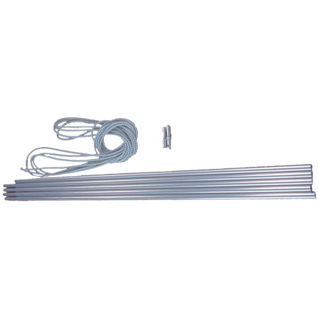 Juego de segmentos Vango Alloy Pole Set 8.5mm gris Silver