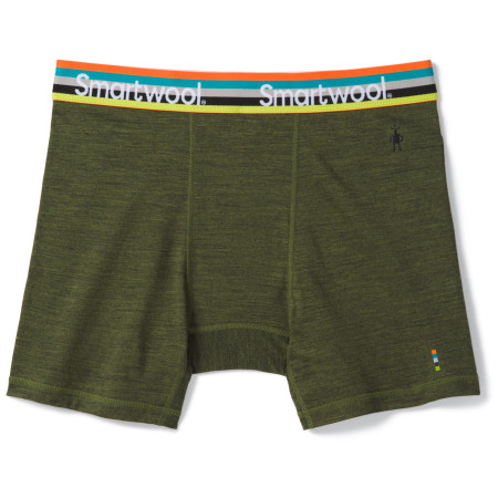 Calzoncillos bóxer funcionales para hombre Smartwool M Merino Sport 150 Boxer Brief Boxed verde MossGreenHeather