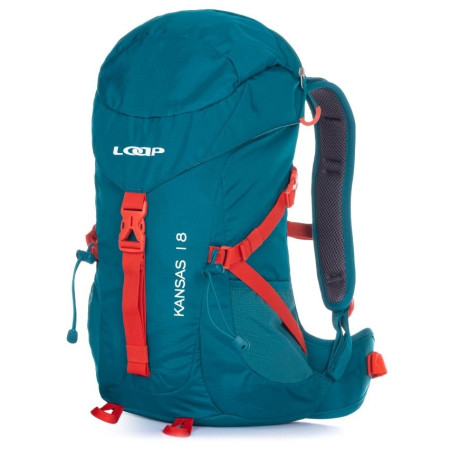 Mochila de senderismo Loap Kansas 18l azul/rojo Celestial/Red
