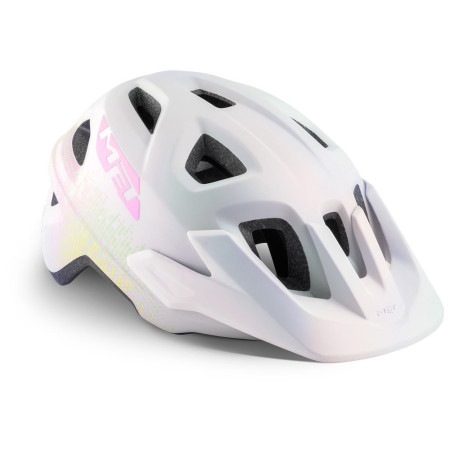 Casco de ciclismo para niños MET Eldar blanco