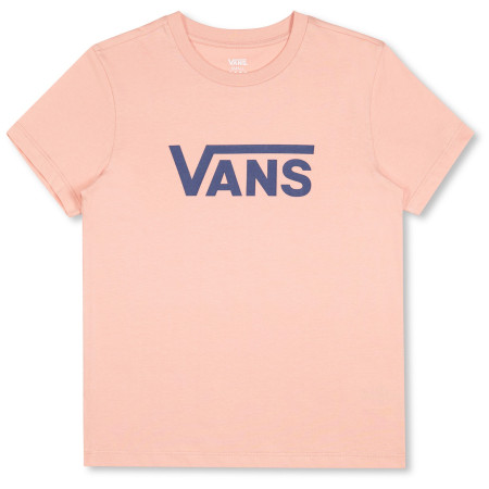 Camiseta de mujer Vans Wm Drop V Ss Crew-B rosa Peach Beige